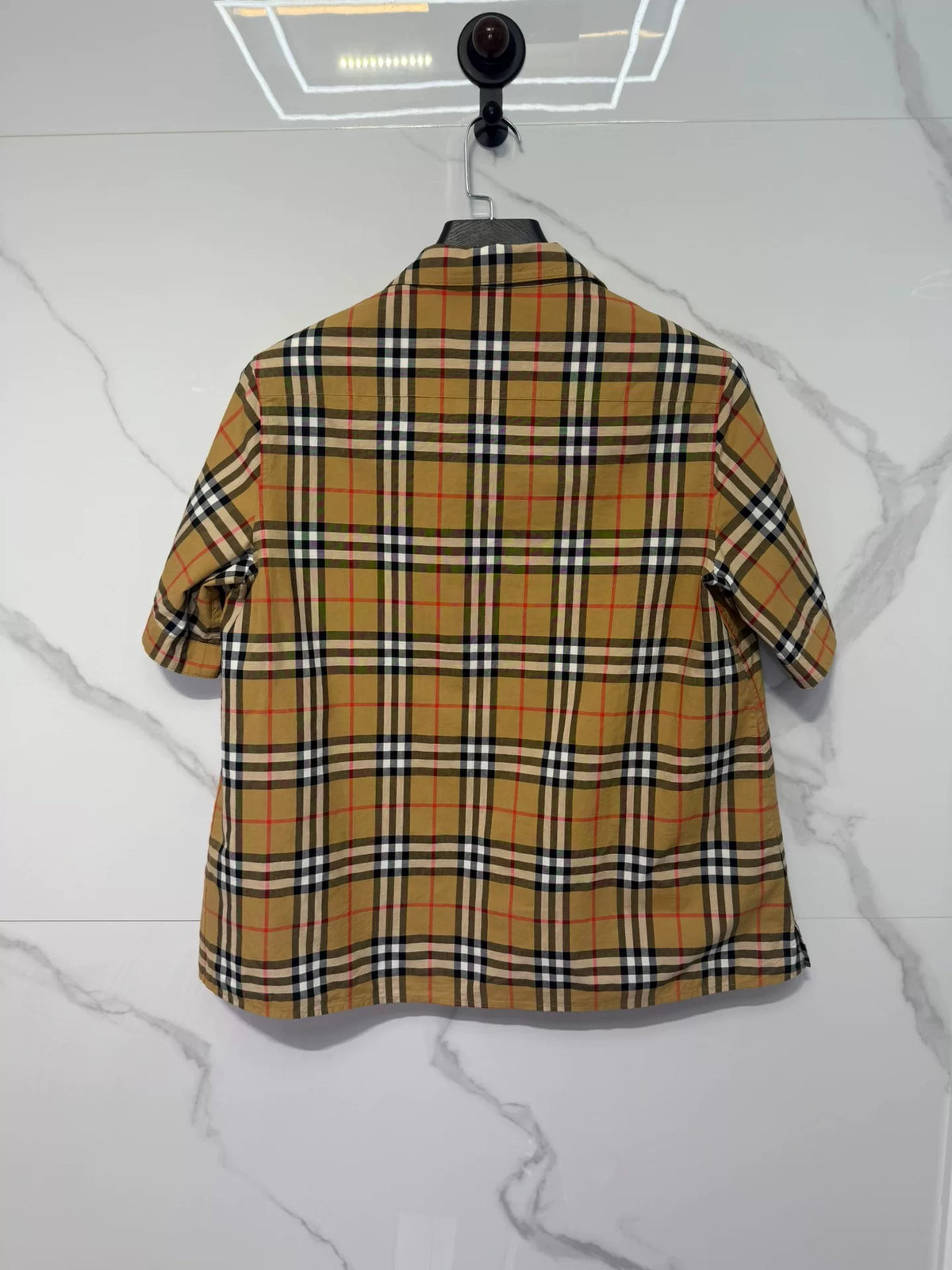 Burberry Brown Plaid Shirt