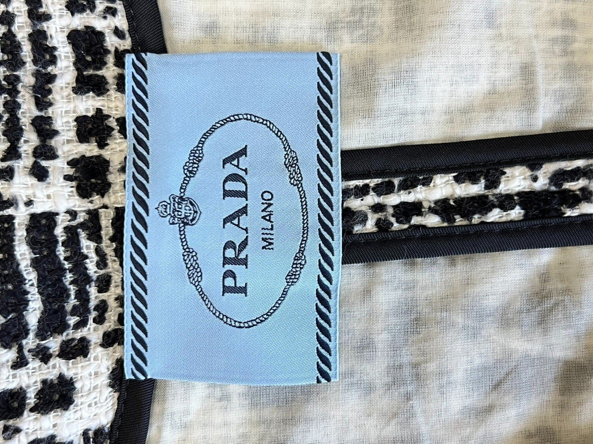 Prada Triangle Logo Dress