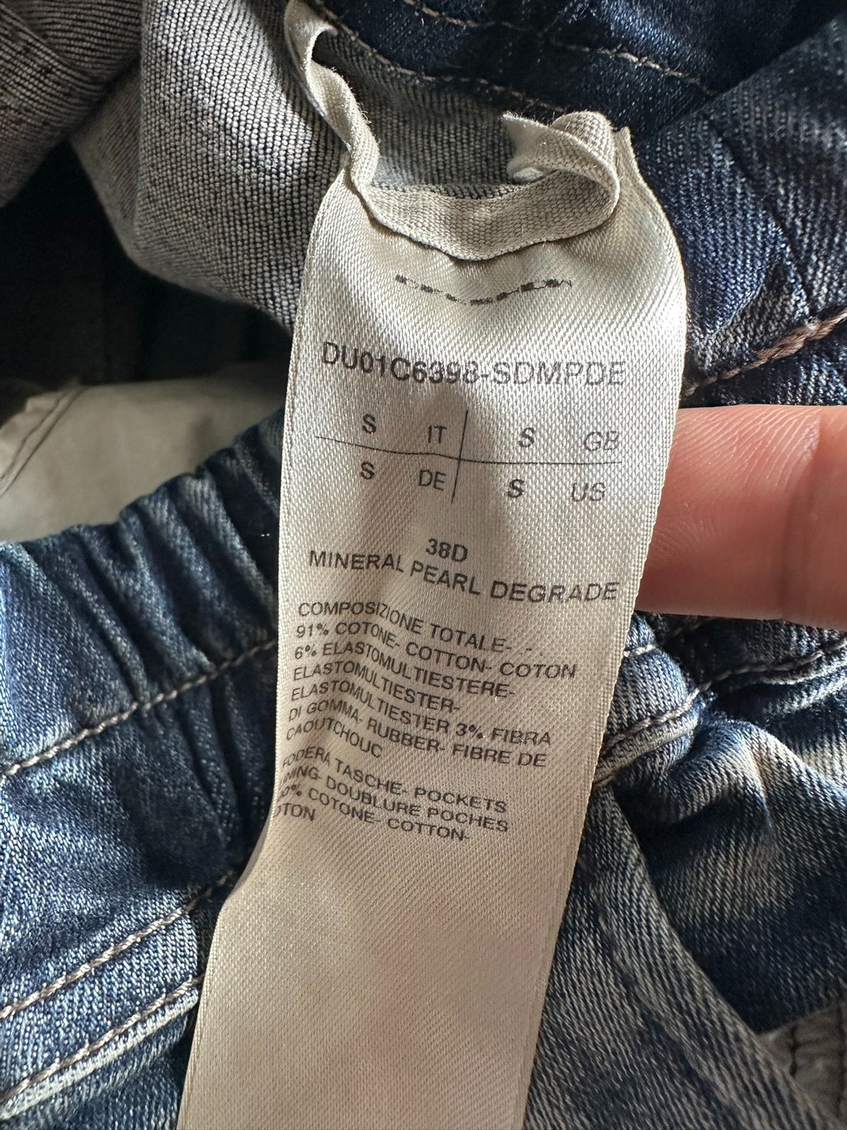 Rick Owens 23SS Bela Cargo Gradient Jeans