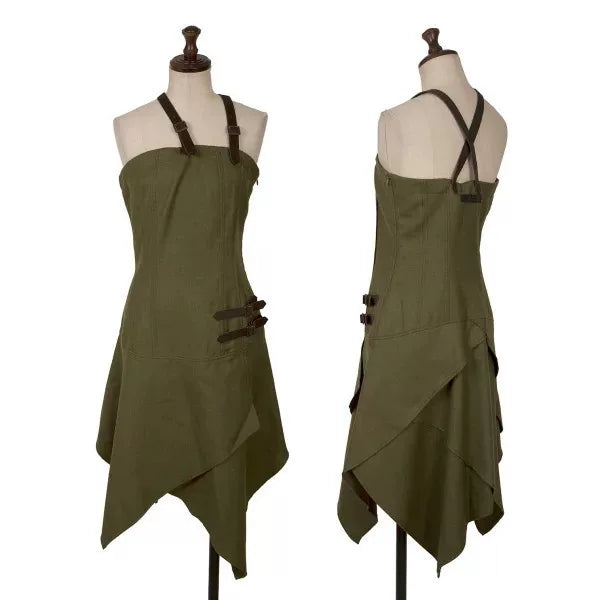 Jean Paul Gaultier Vintage Olive Green Dress
