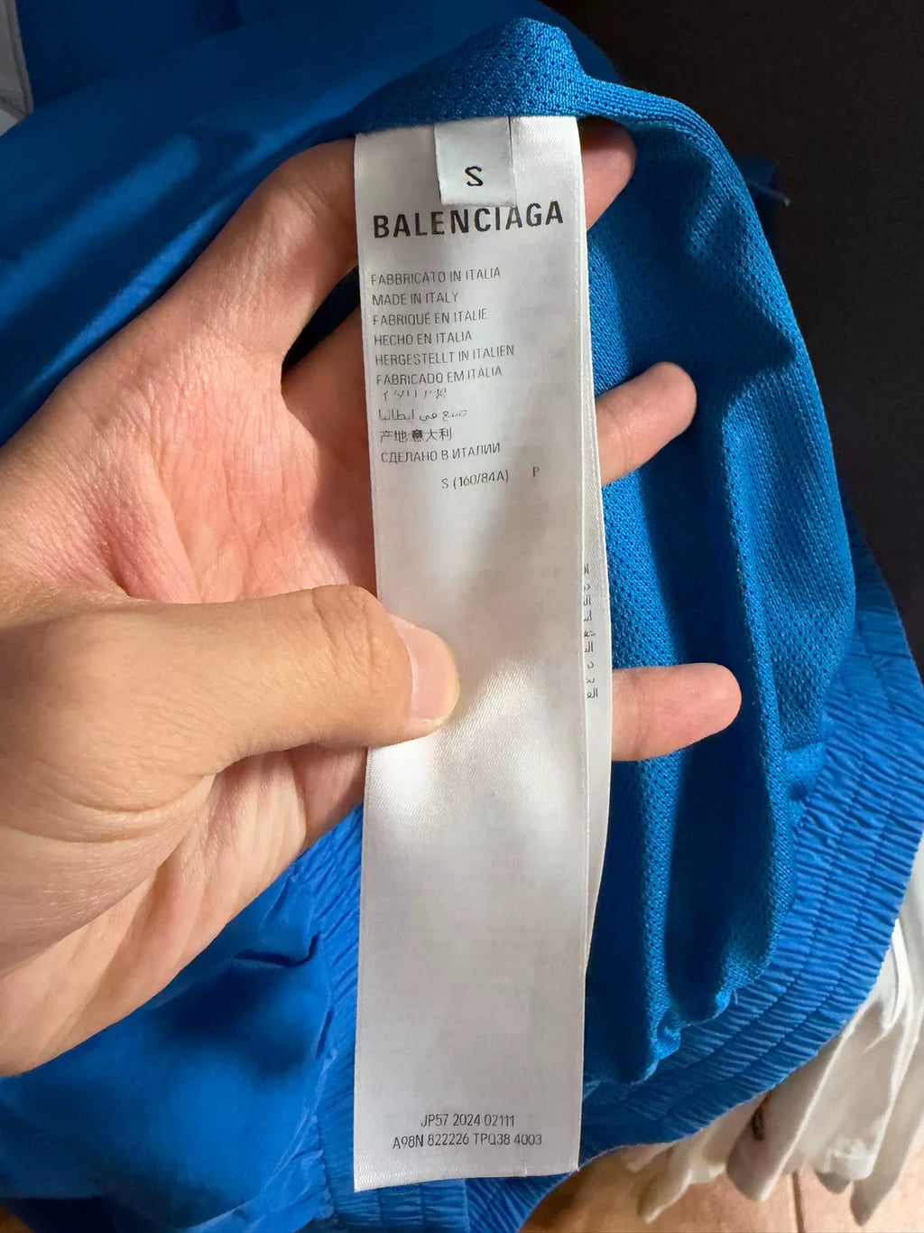 Balenciaga Blue Basketball Jacket