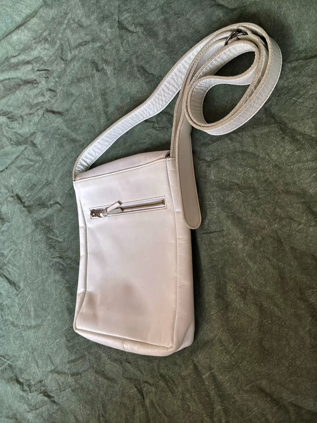 Jean Paul Gaultier 90s Lake Angel White Crossbody Bag