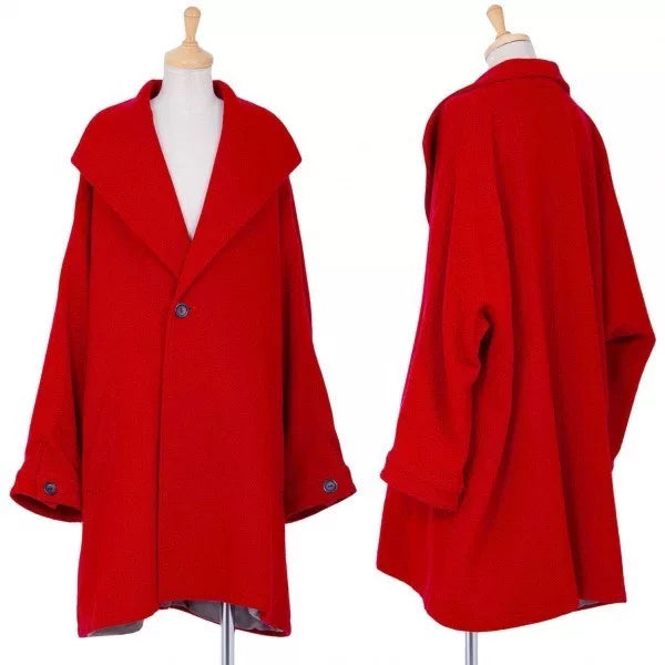 Yohji Yamamoto Y's Lapel Red Coat