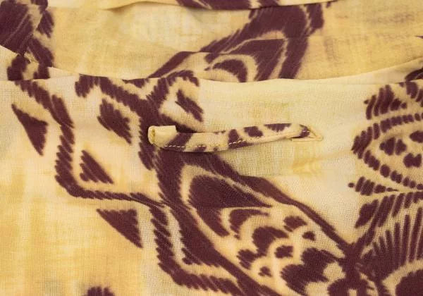 Jean Paul Gaultier Vintage Yellow Floral Turtleneck Top