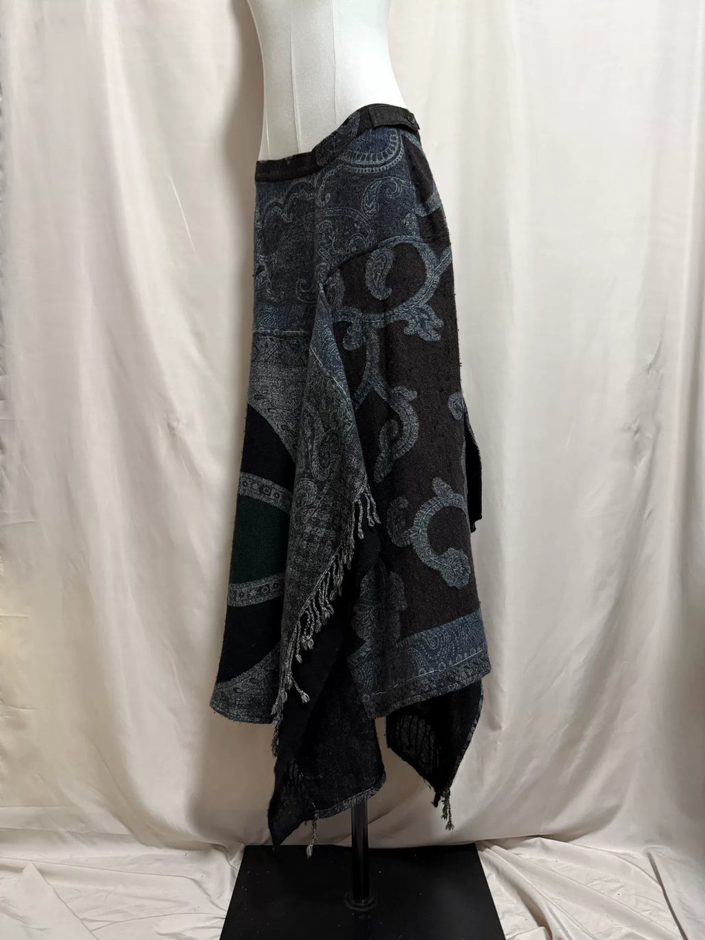 Yohji Yamamoto Noir Totem Wool Skirt