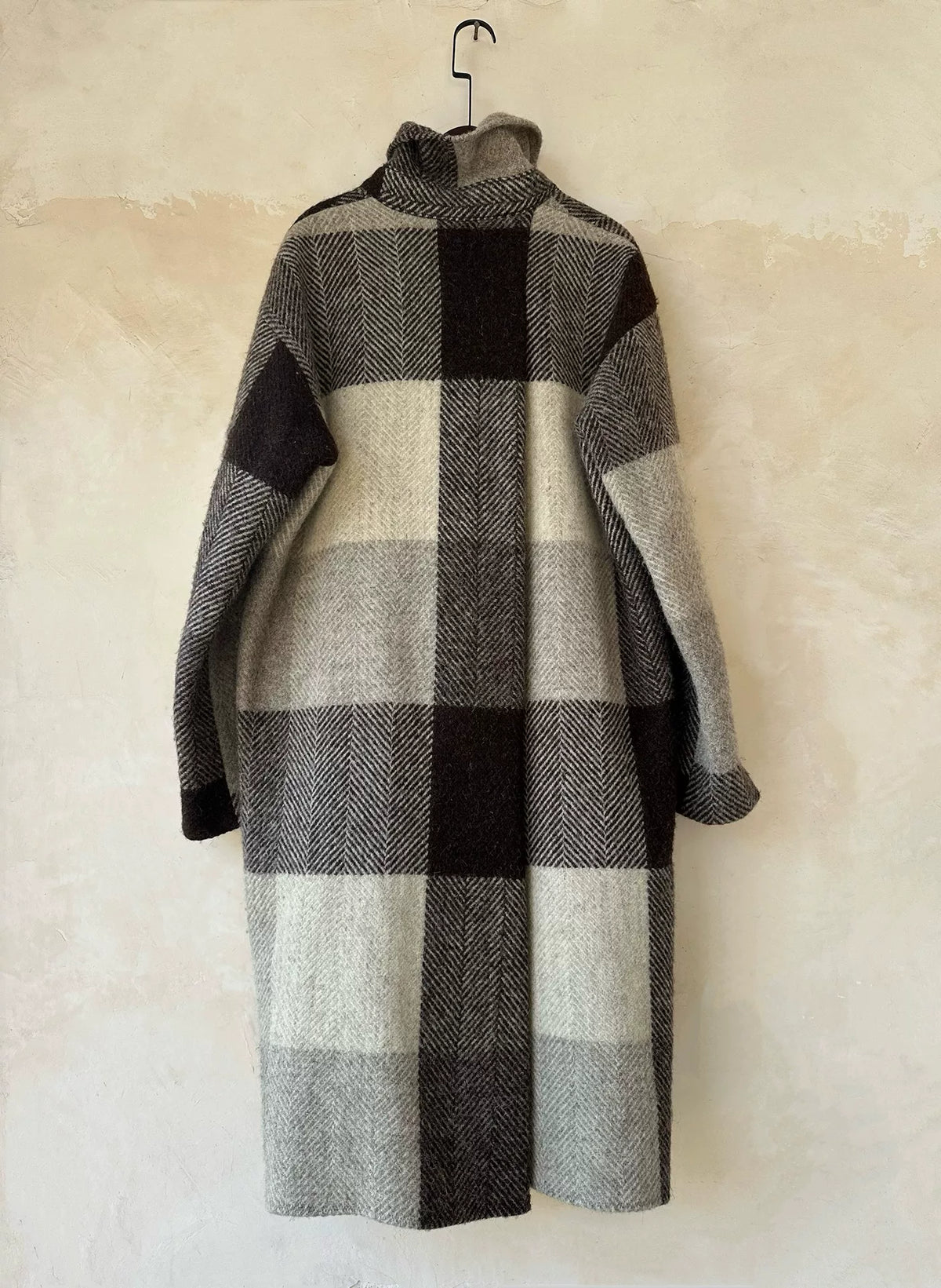 Issey Miyake 1997 Plaid Jacket Wool Coat