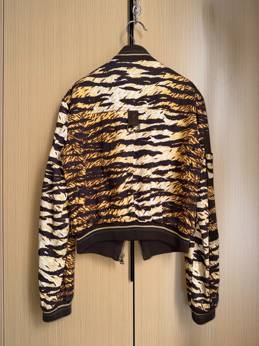 Dolce Gabbana Tiger Print Bomber Jacket