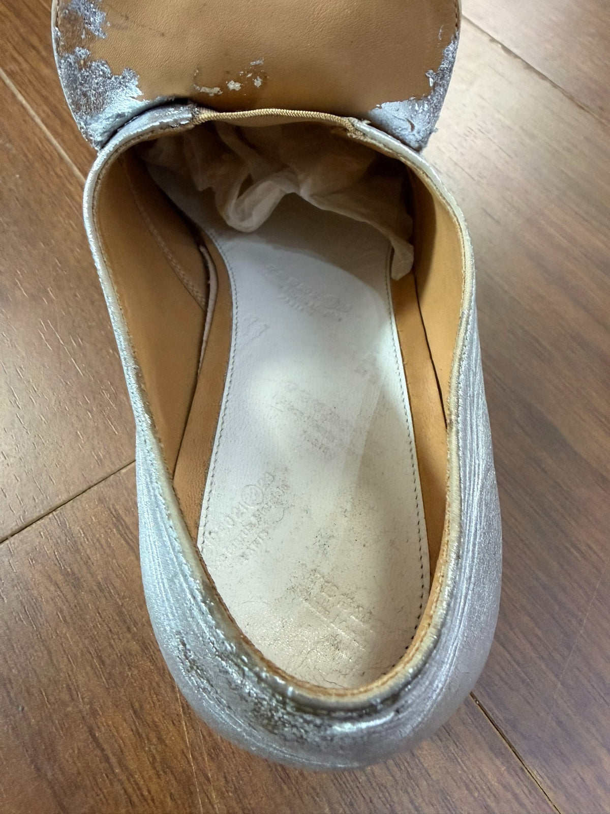 Maison Margiela Silver Loafers