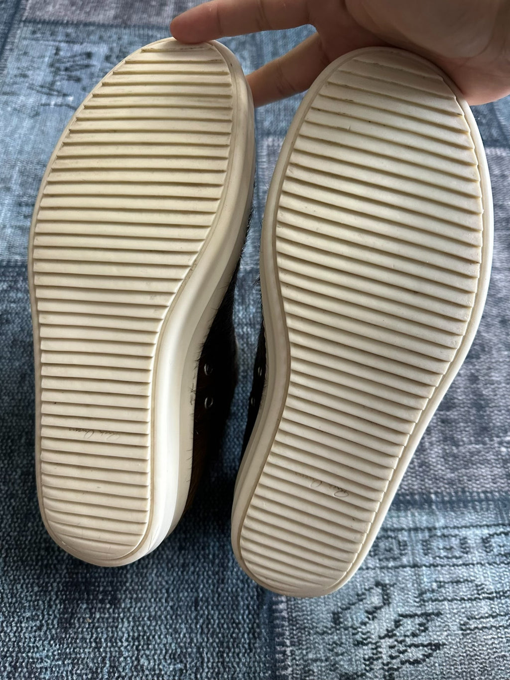Rick Owens sub-line canvas "Panting" chunky laces Sneakers