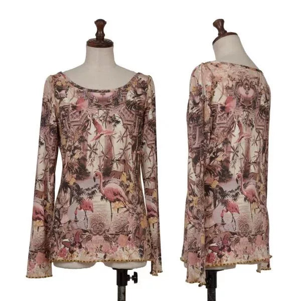 Jean Paul Gaultier Vintage Beige Flamingo Top