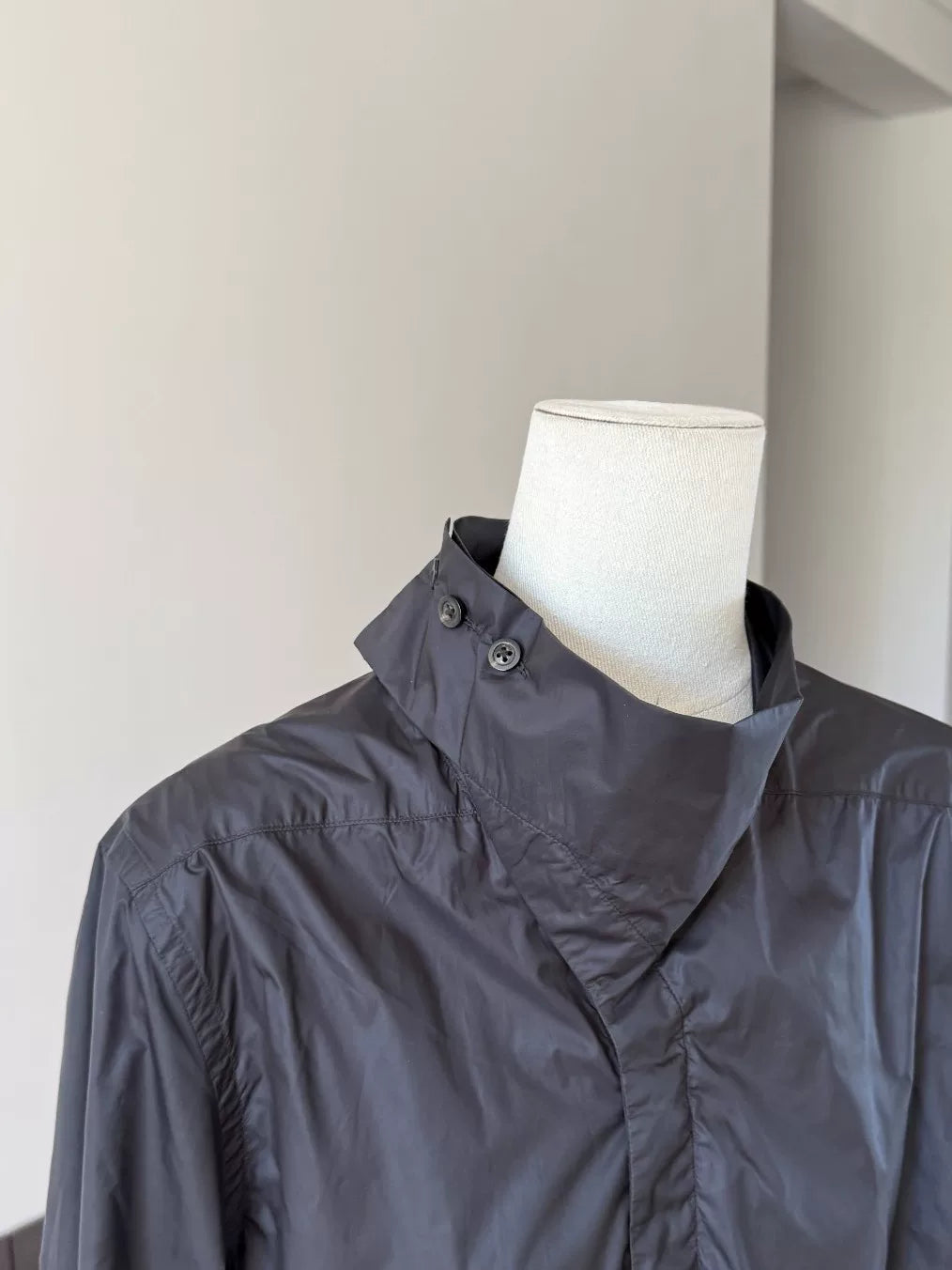 Rick Owens 18fw Nylon Standing Collar Jacket