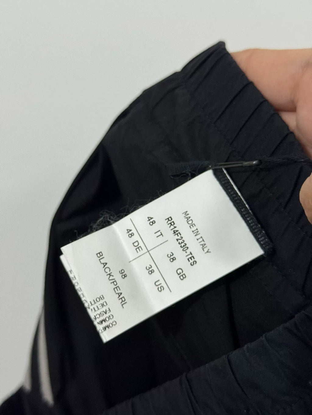 Rick Owens FW14 Striped Pod Shorts