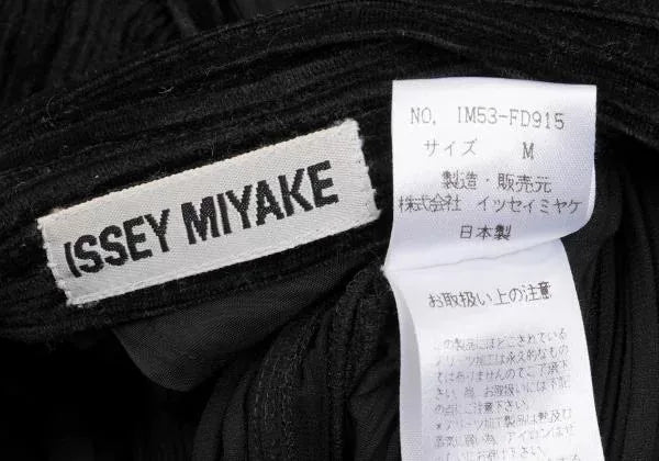 Issey Miyake Vintage Black Stripe Pleated Top