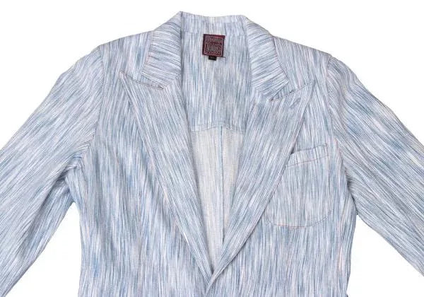 Jean Paul Gaultier Vintage Water-Blue Patterned Blazer