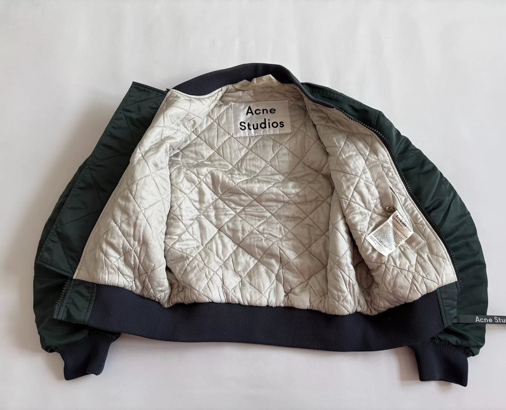 Acne Studios Bomber MA1 Pleated Jacket