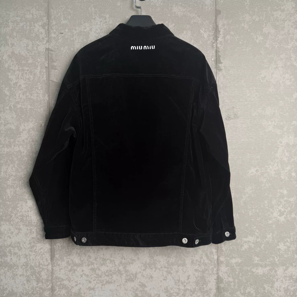 Miu Miu Black Velvet Jacket