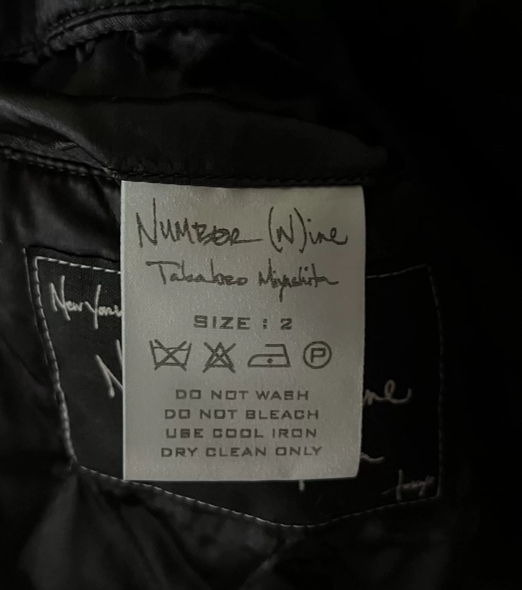 Number (N)ine 04AW b10 Flight Jacket