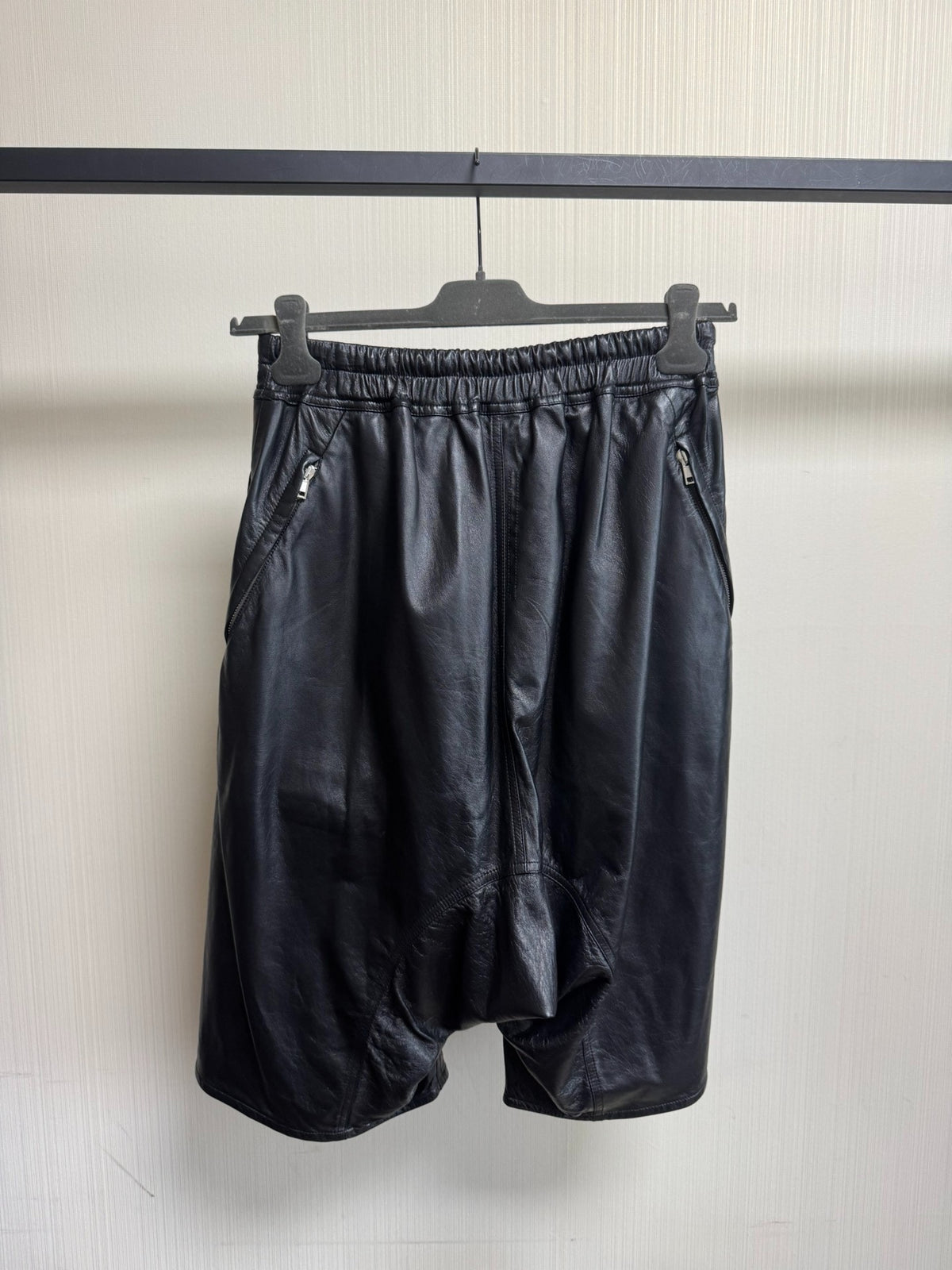 Rick Owens 22FW Leather Shorts