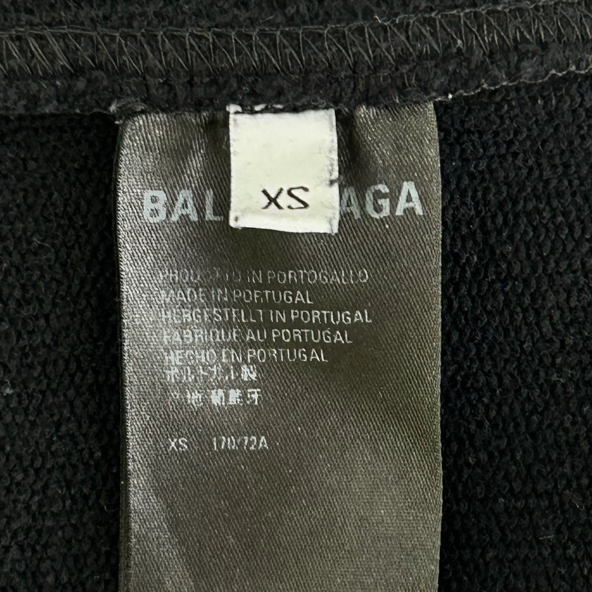 Balenciaga Double-Waist Ruched Washed Trousers