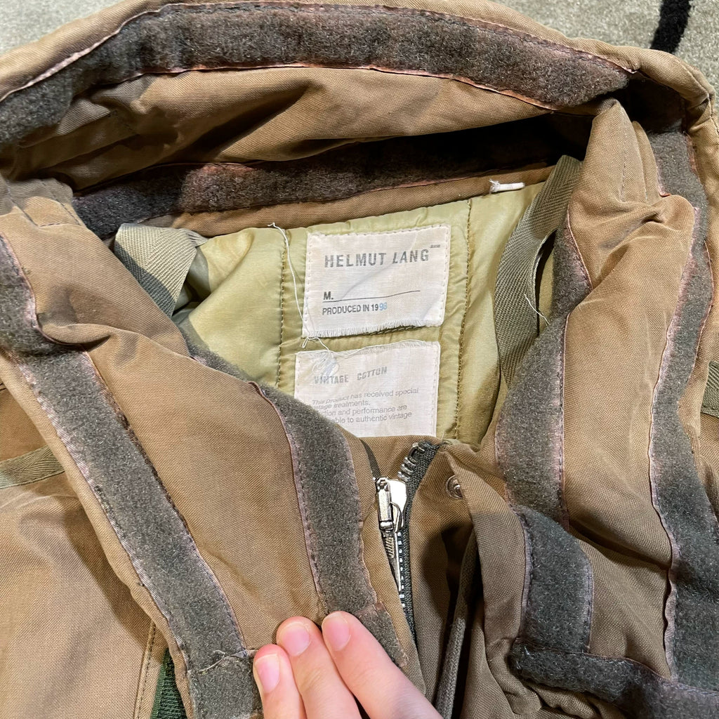 Helmut Lang AW99 Astro biker moleskin jacket