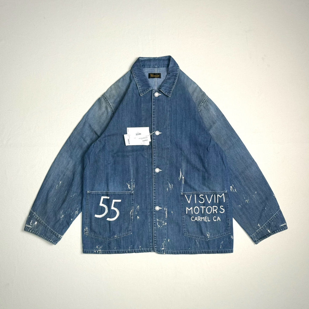 VISVIM 25aw SS COVERALL JKT SHIRT DMGD Distressed Denim Jacket
