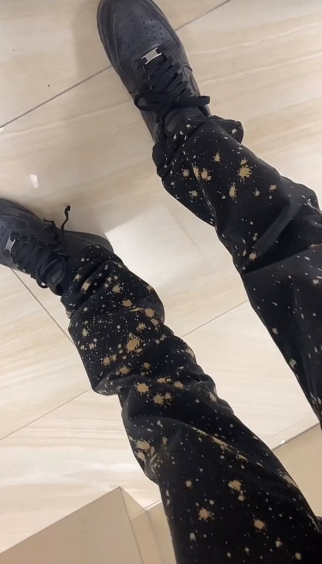 Raf Simons x Sterling Ruby Splatter Denim