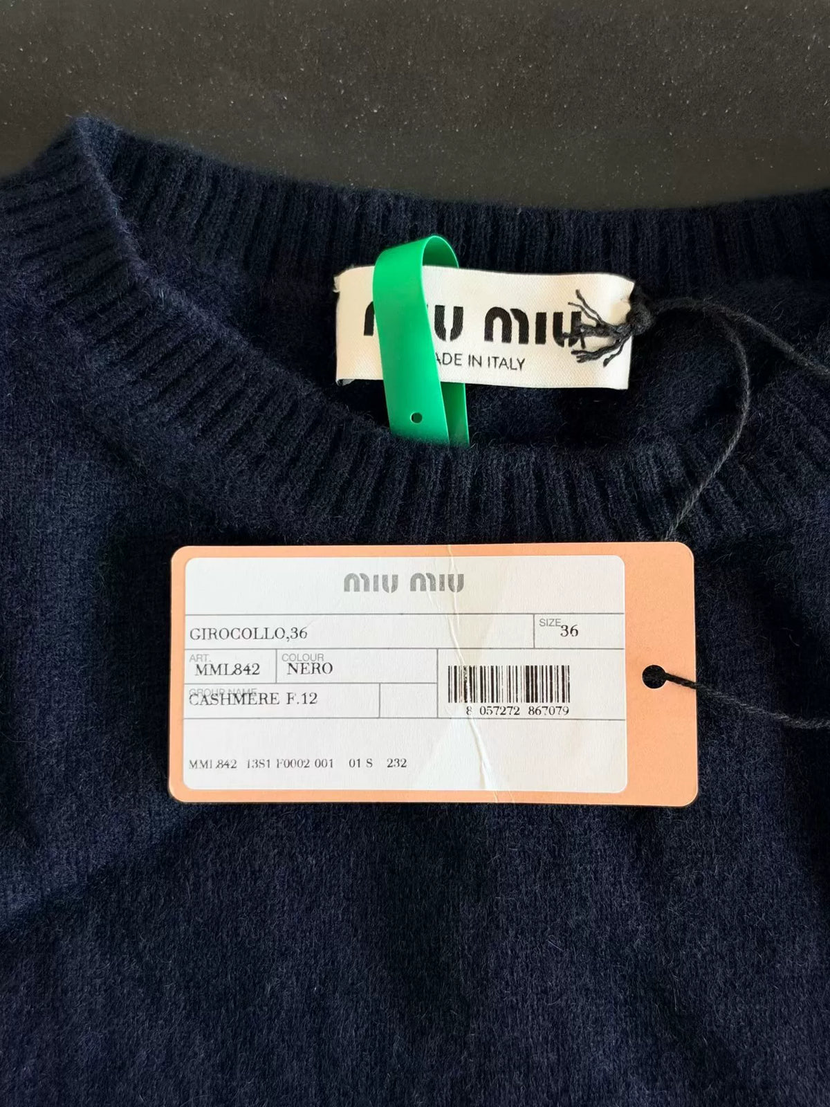 Miu Miu Cashmere Knit Top