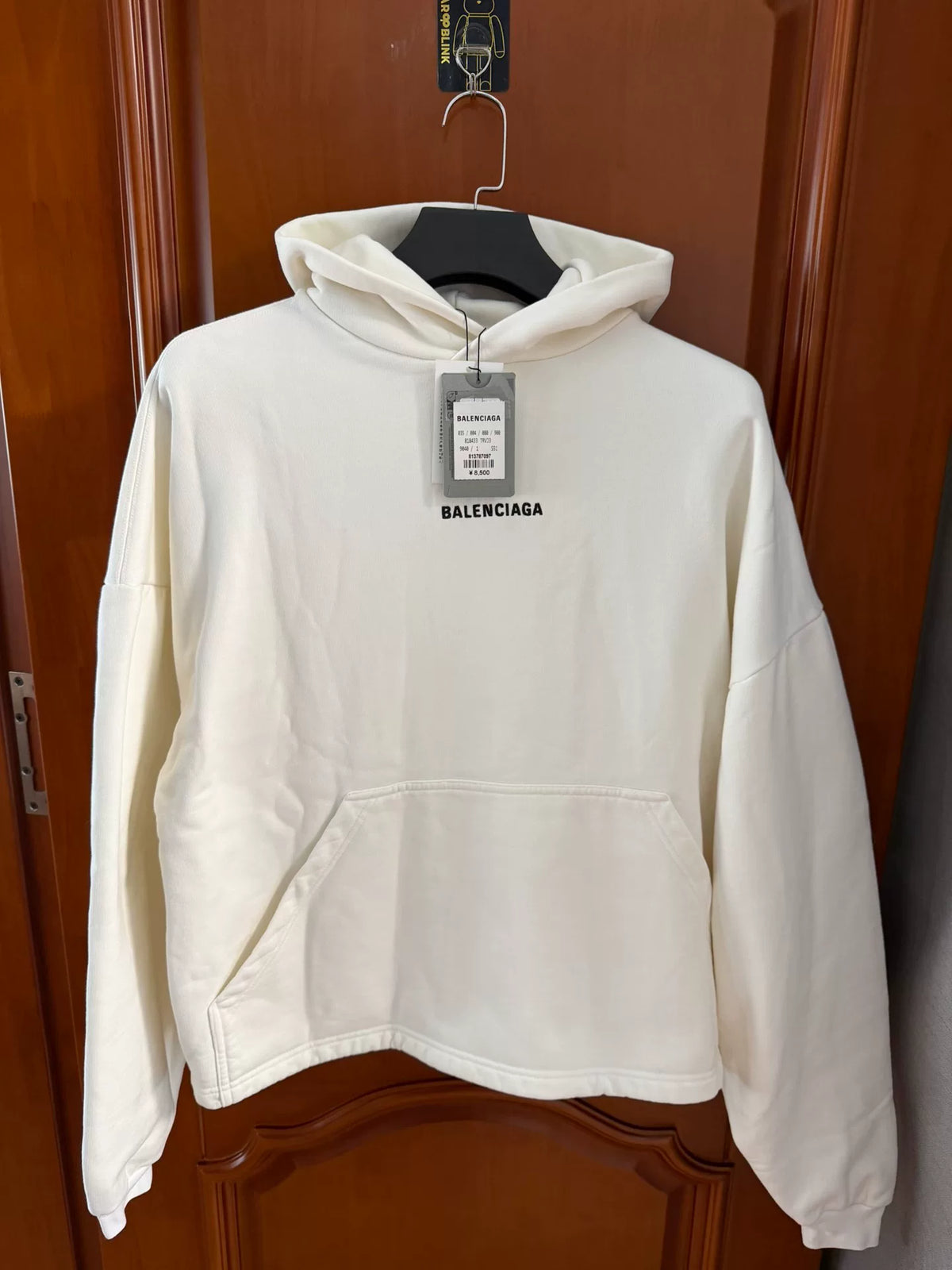 Balenciaga AW24 Embroidered Logo Hooded Sweater