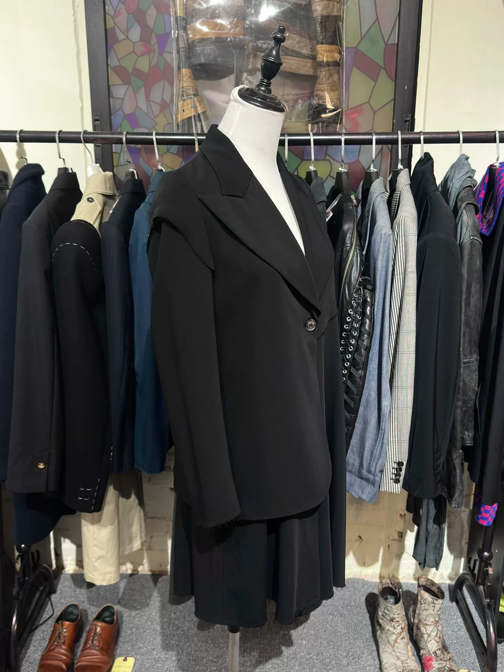 Maison Margiela MM6 Deconstructed Two-Piece Jacket