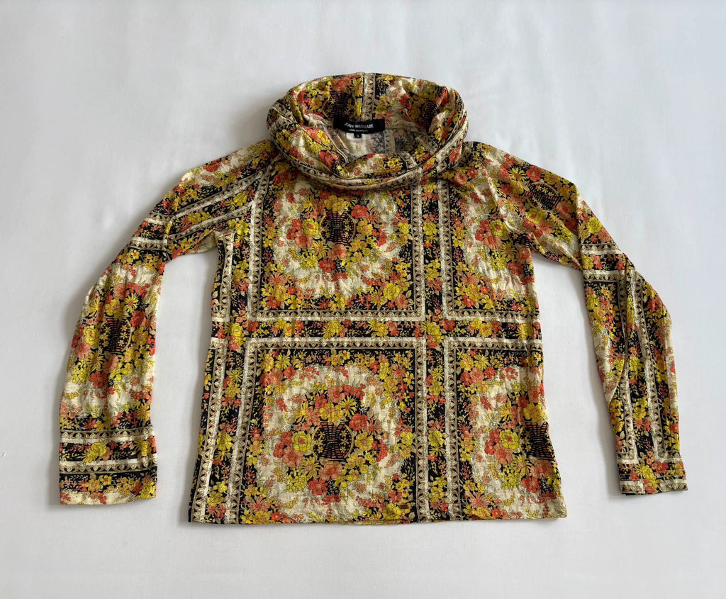 Junya Watanabe Asymmetric Deconstructed Panel All-Over Print Vintage Top