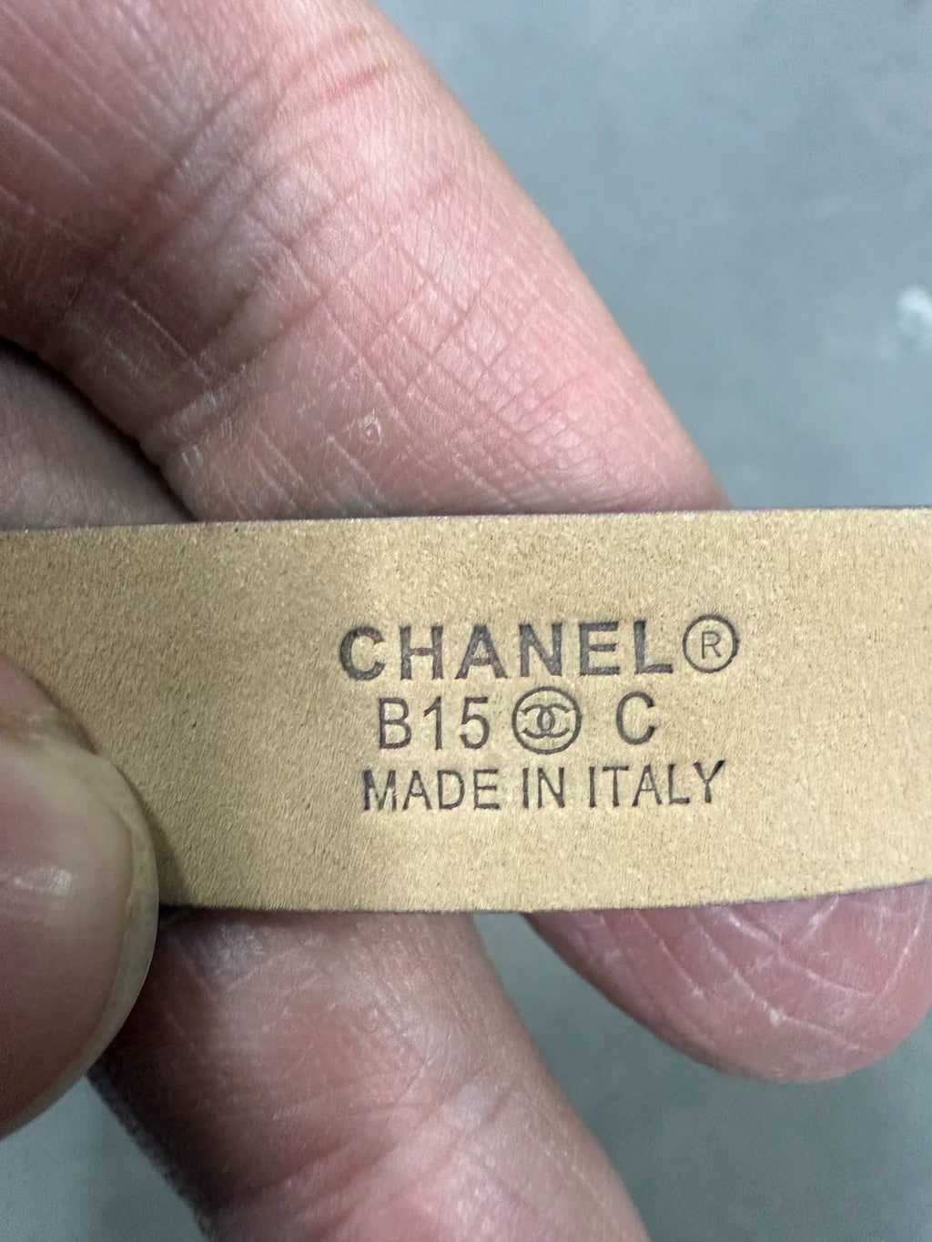 Chanel Silver Cowhide Double C Jewelry Series Belt