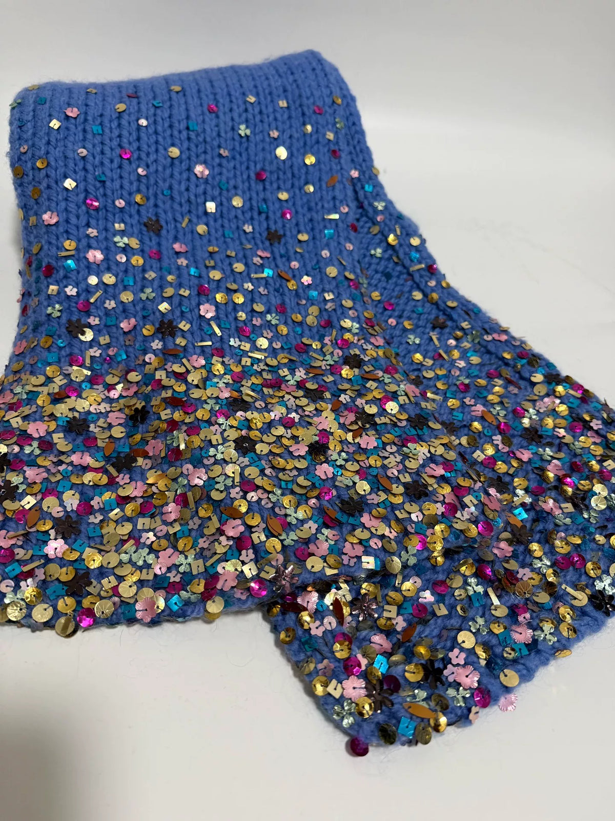 Dries Van Noten Sequin Fringe Scarf