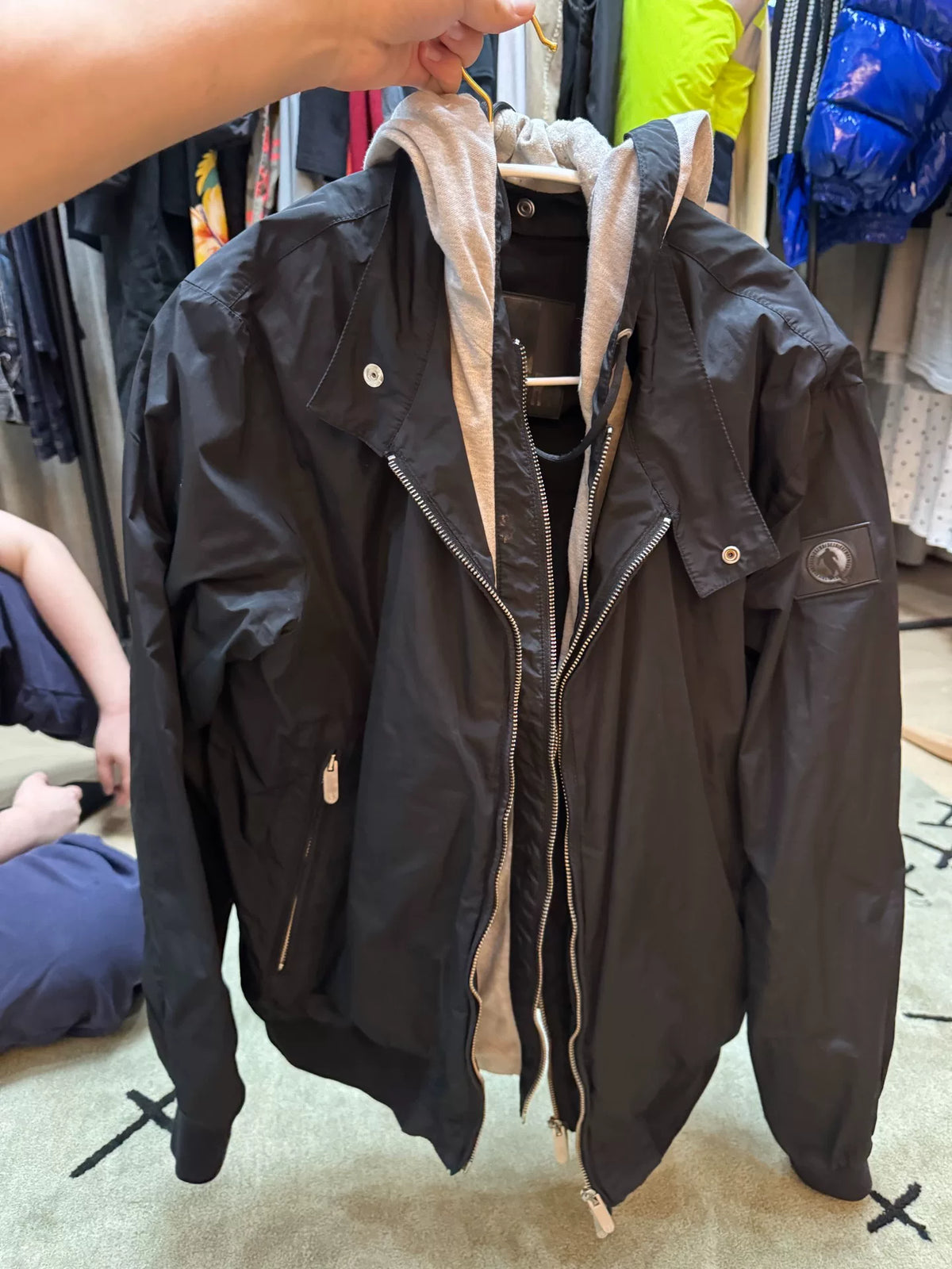 Dirk Bikkembergs SS06 Detachable Layered Nylon Coach Jacket