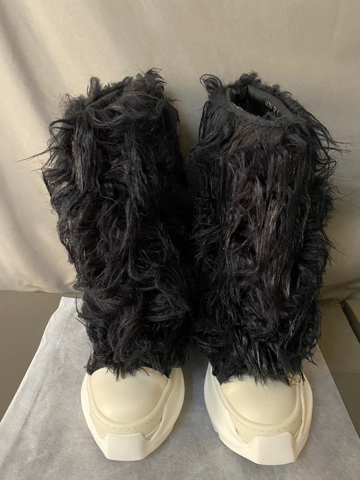 Rick Owens 22FW Platform Fur Boots