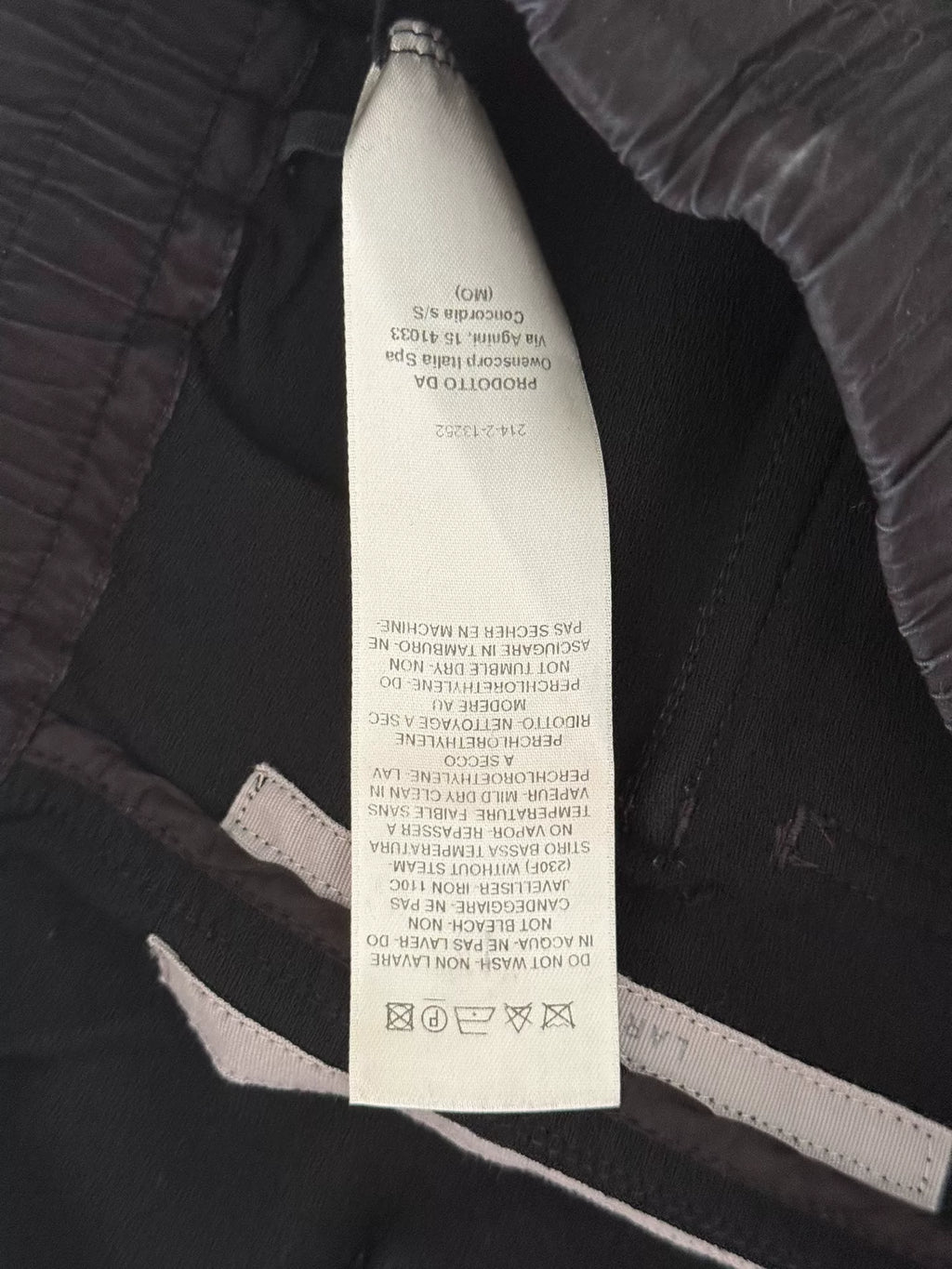 Rick Owens Main Line Wool Straight-Leg Trousers