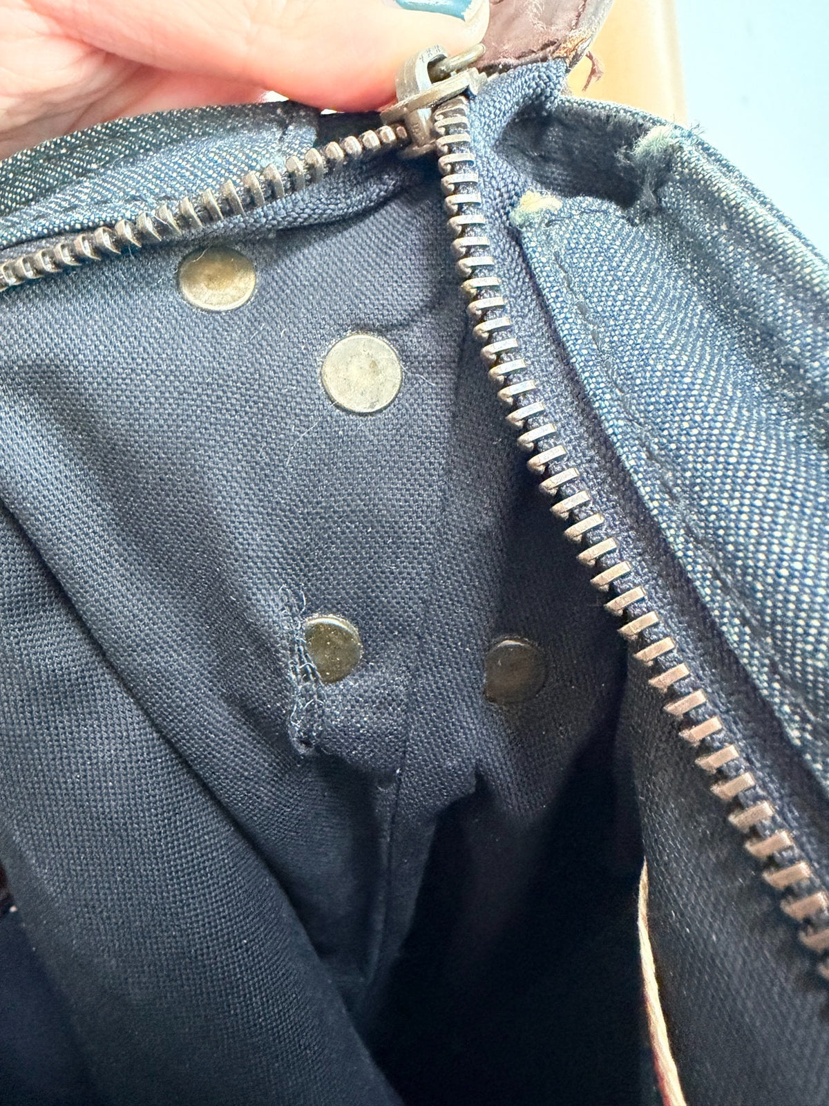 Dries Van Noten Denim Shoulder Bag Crossbody Bag