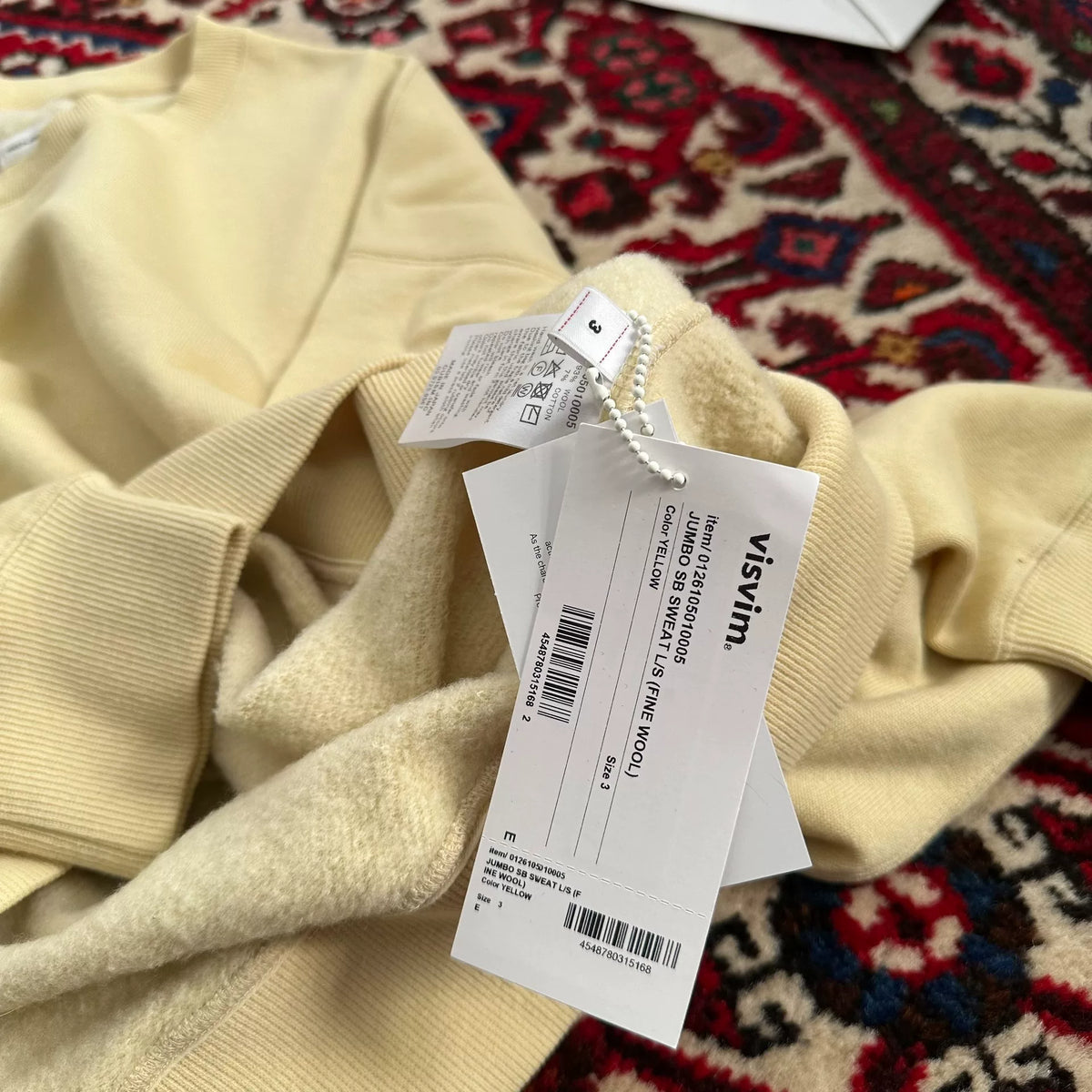 visvim SS26 JUMBO SB FINE WOOL Sweater