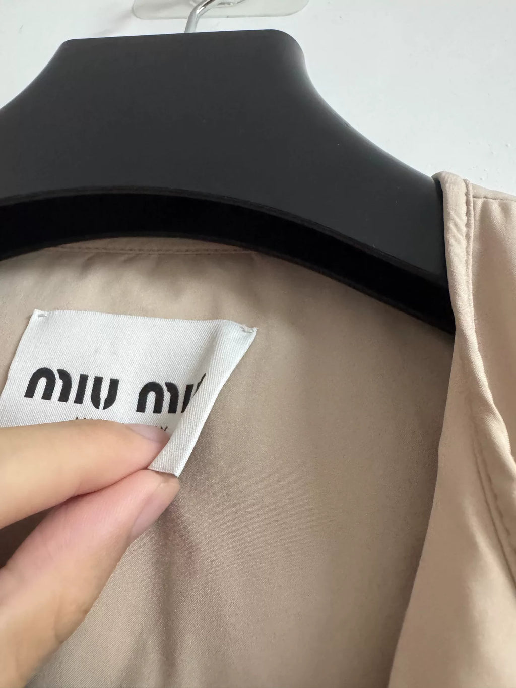 Miu Miu Khaki Cotton Vest