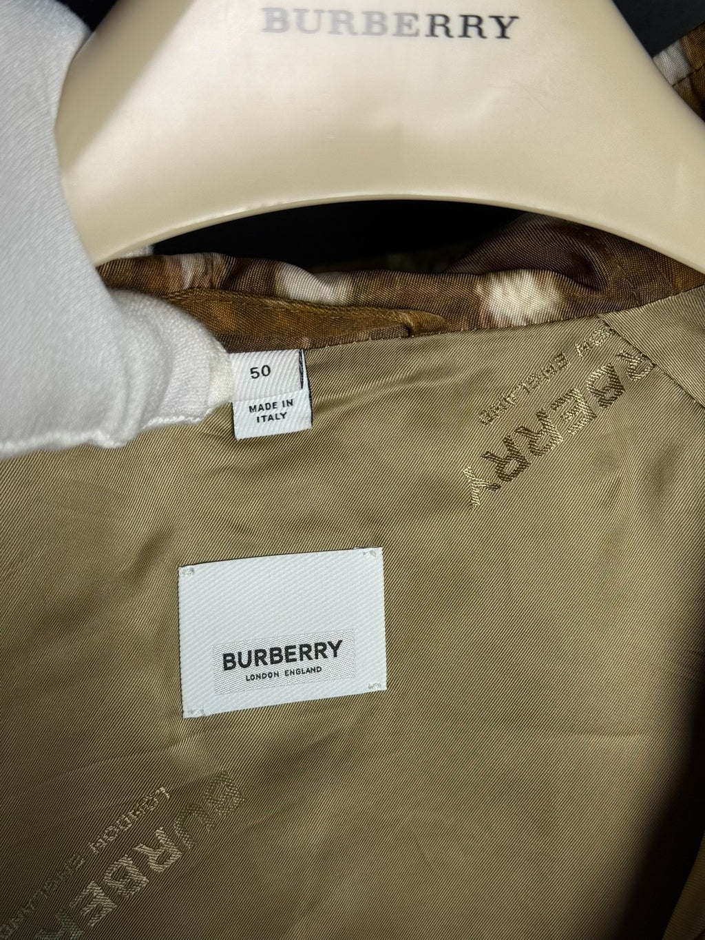 Burberry Deer Print Hooded Jacket