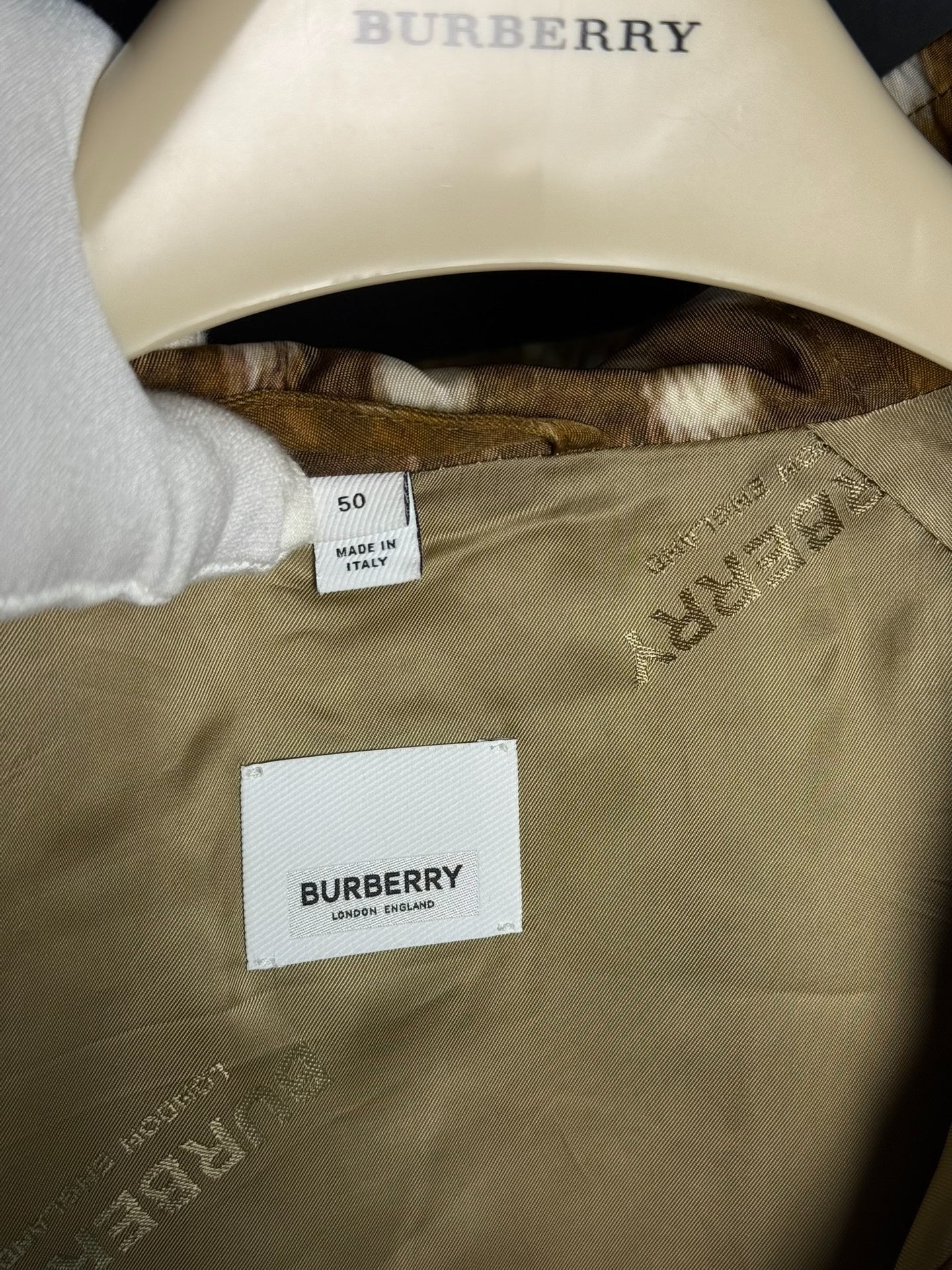 Burberry Deer Print Hooded Jacket