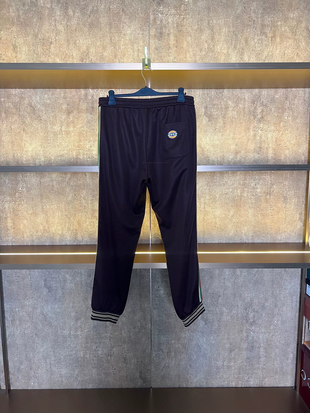 Gucci Red And Green Stripe Pants