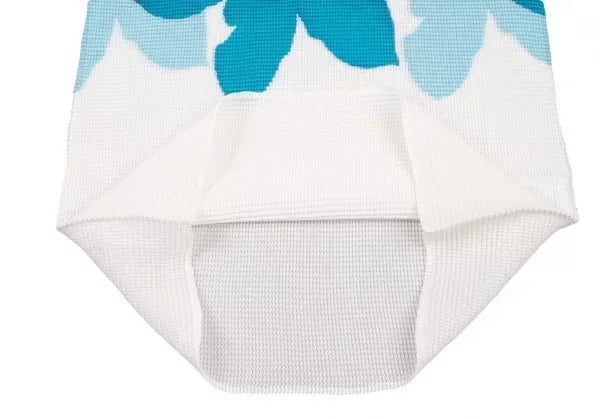 Issey Miyake Floral Pleated Short-Sleeve Top