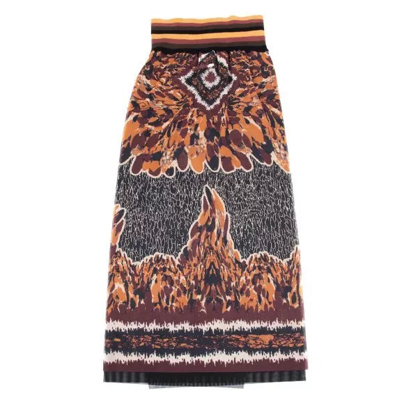 Jean Paul Gaultier Vintage Brown Floral Mesh Skirt
