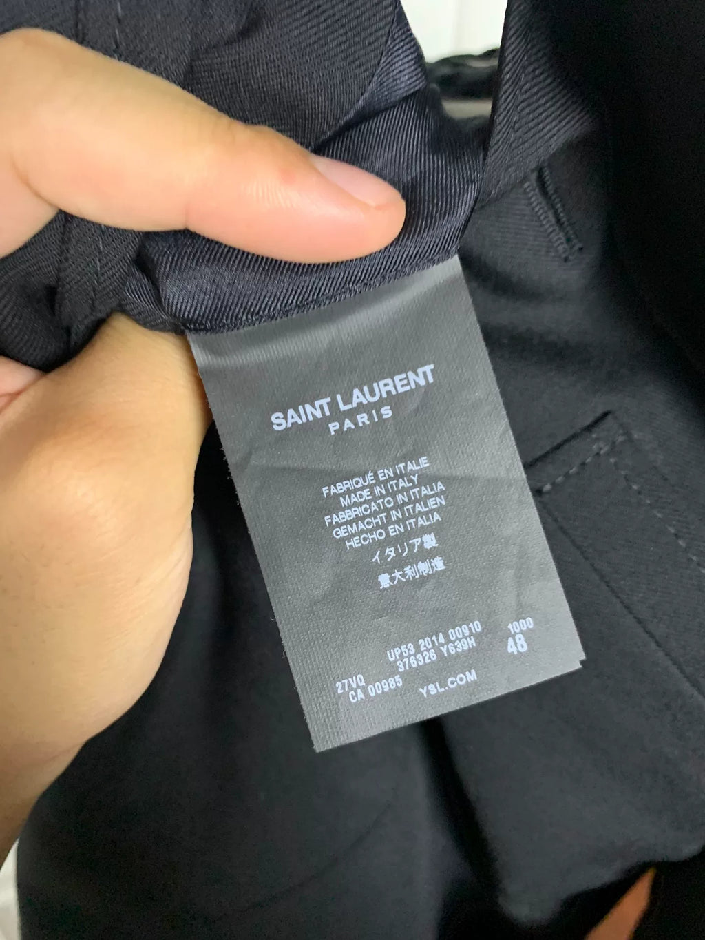 Saint Laurent 15SS Collar Embroidered Jacket