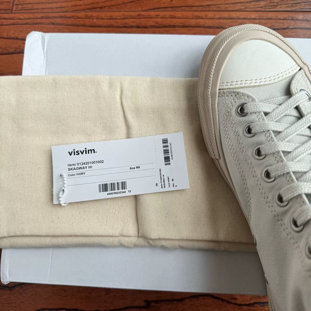 Visvim 24aw Skagway HI PATTEN Women's Thin-Sole Canvas Shoes