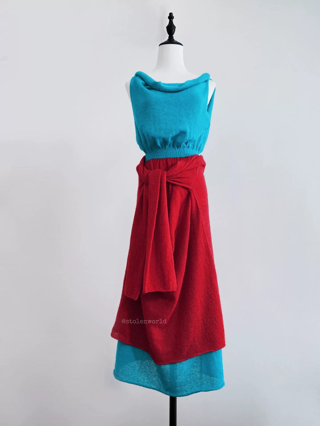 Issey Miyake 24AW Color-Block Knit Dress - Devines
