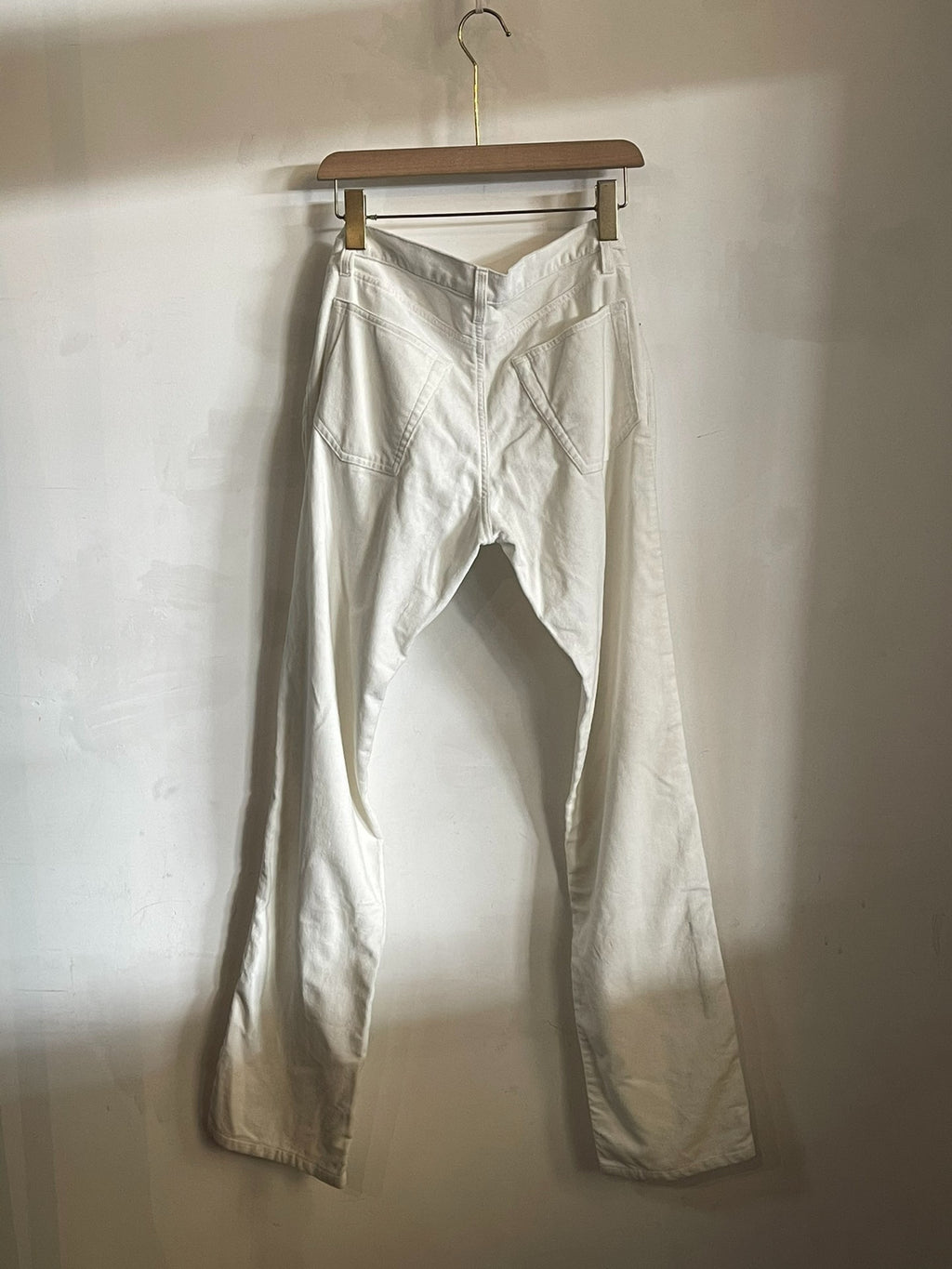 Ann Demeulemeester Velvet Denim Cotton Trousers