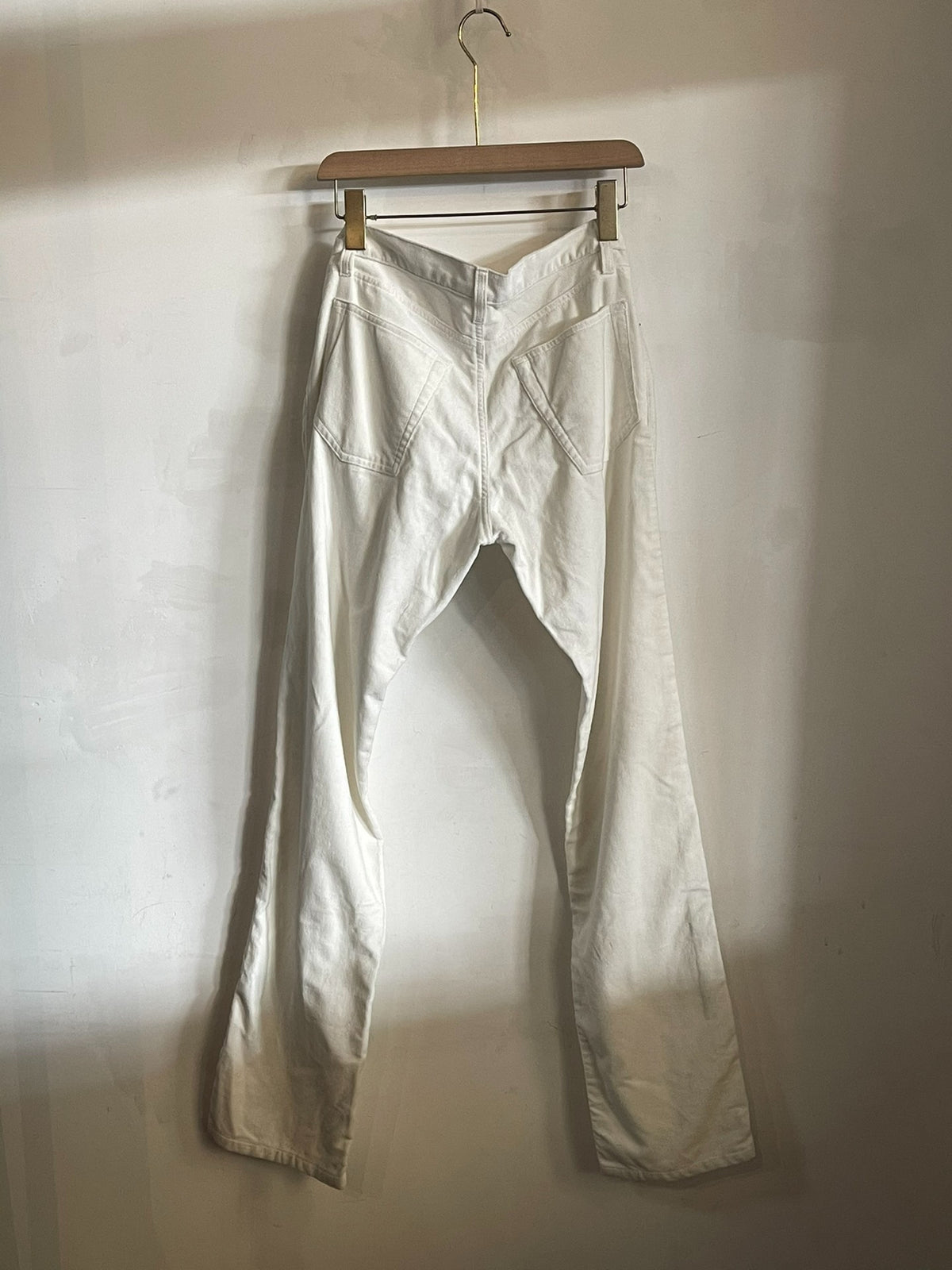Ann Demeulemeester Velvet Denim Cotton Trousers