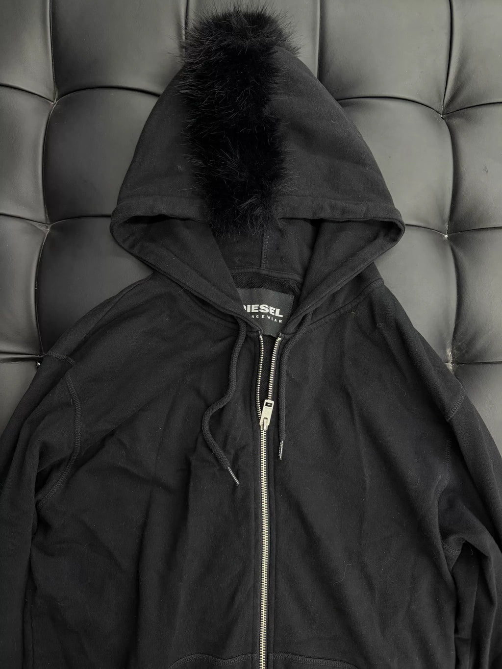 Diesel FW08 Black Mohawk Hooded Sweater