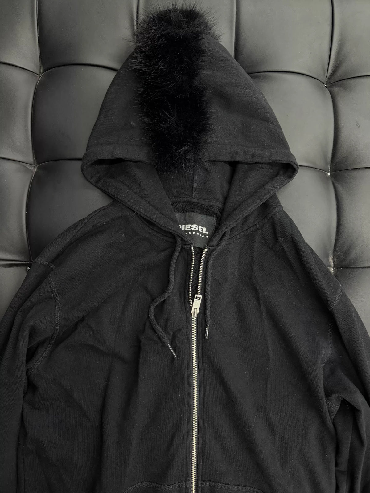 Diesel FW08 Black Mohawk Hooded Sweater
